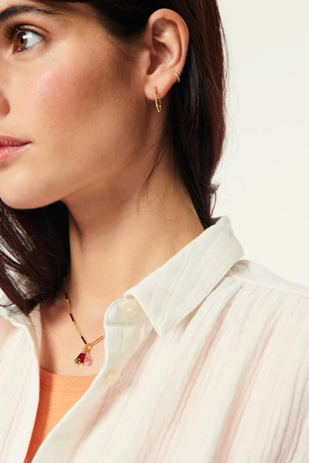 Boucles D'eilles Mini Huggie|Des Petit Hauts Discount